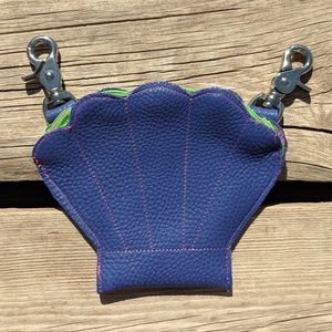 Mermaid seashell fannypack clip hip bag pouch 🧜‍♀ Leather Wallet Purse